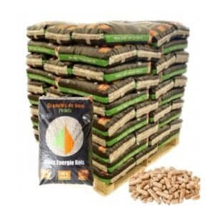 Palette de pellets Alpes Energie Bois – 70 sacs de 15 kg