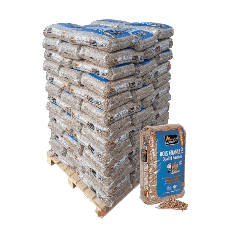 Palette de pellets Woodstock – 78 sacs de 15 kg